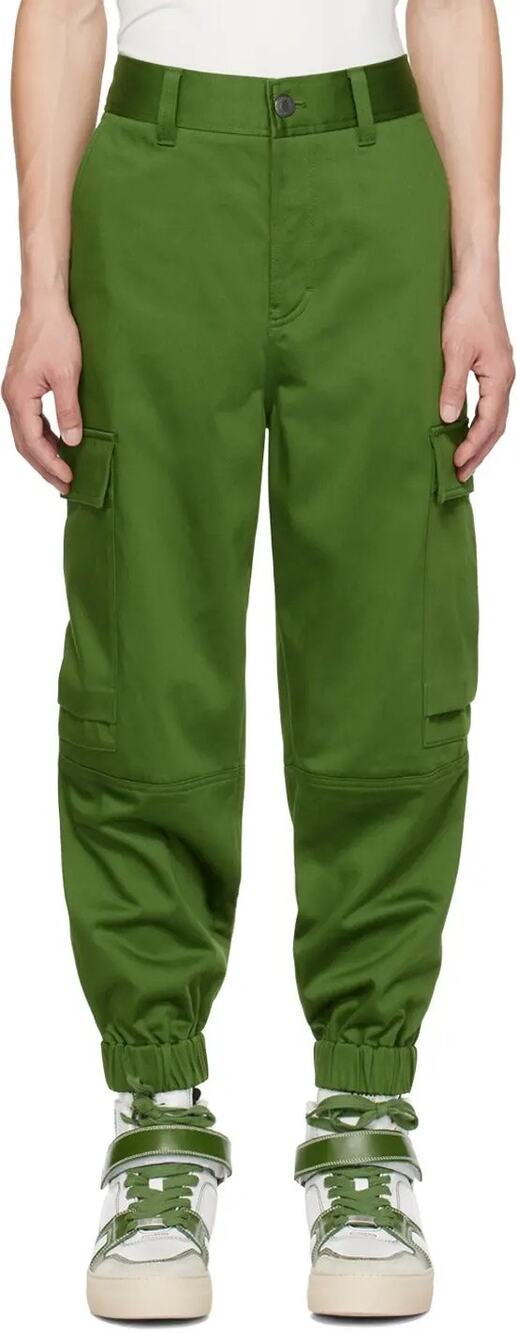 Ami Women’s Green Jogger Trousers Size L